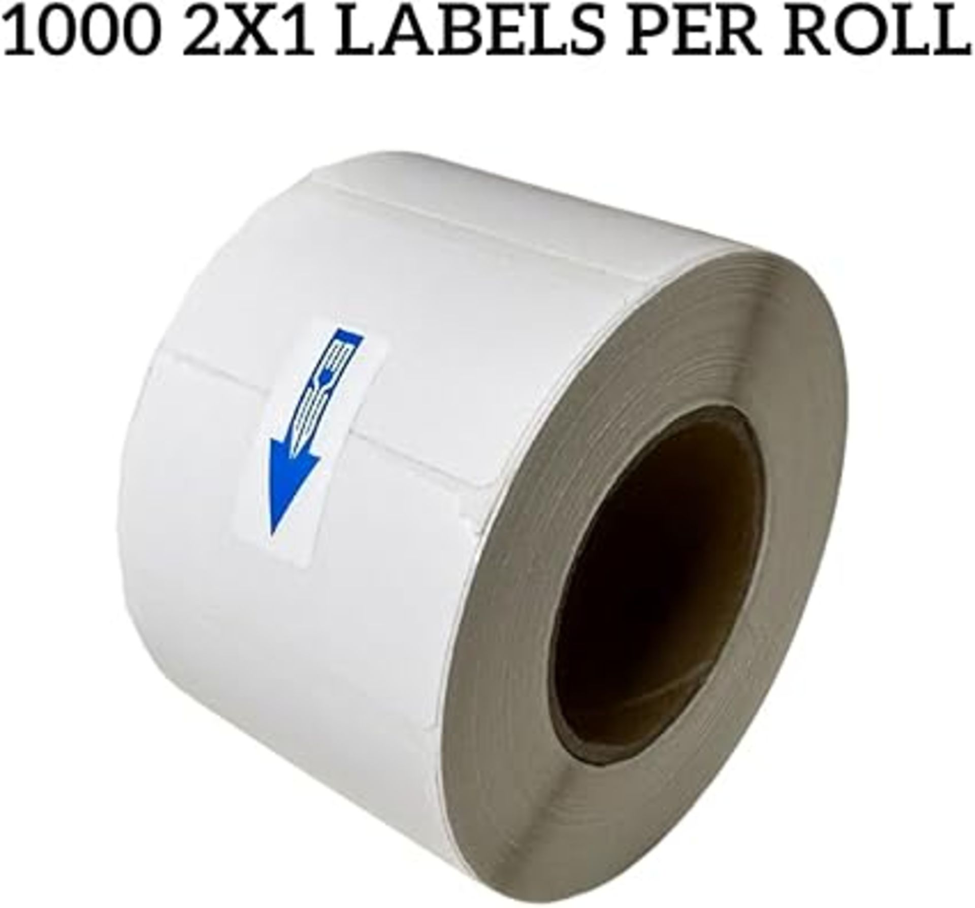 20,000 Labels 50mm x 25mm 2x1 inch White Thermal Direct Zebra Printer ...