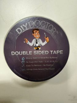 DIY DOCTOR DOUBLE SIDED TAPE 54 IN TOTAL RRP £4.99 EACH