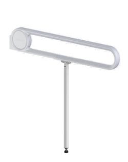 5 X DISABLED LIFT-UP SUPPORT GRAB RAIL 700 MM NORMBAU ALLEGION WHITE