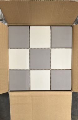 36 BXS CHESS MOSAIC TILE SHEETS 29.5X29.5CM