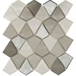 28 BXS VULANDRA SAND MOSAIC WALL TILE SHEETS 32.1 X 30CM