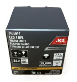 2013 PCS (C'168 BXS OF 12) LED WARM LIGHT 5W