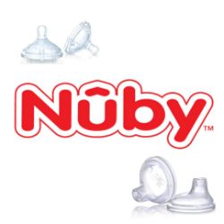ASSORTMENT OF NUBY TEATS FOR NUBY BOTTLES, MIX OF 250 PCS
