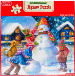 90× CHRISTMAS 1000 PIECE JIGSAW PUZZLE 73 X 48CM - SNOWMAN