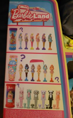 MINI BARBIE LAND DOLLS AND PETS COME IN SHOP DISPLAY STAND 20X UNITS RRP 6.99