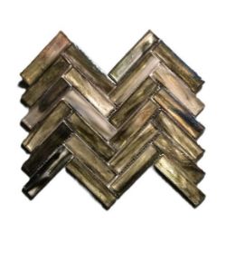 48 BXS (720 SHEETS) SHARME PEWTER MOSAIC TILE SHEETS 29.2 X 30.6CM