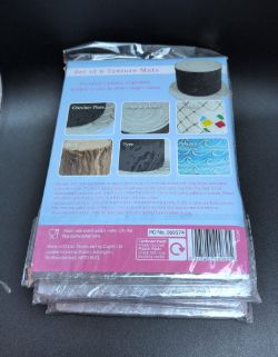 CAKE STAR OUTDOOR TEXTURE MAT - SET OF 6 5 PER LOT