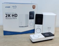 ANKER EUFY 2K HD BATTERY VIDEO 2 DOORBELLS 2E WITH 1 CHIME & BOX