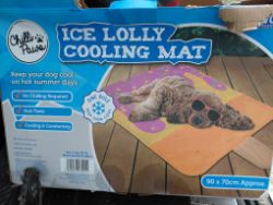 3X DOG COOLING MATS AND JOBLOT OF TEDDIES