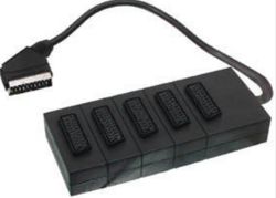 200 X EAGLE-5 WAY SCART ADAPTOR-YY1051B (50)