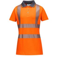 10X WOMENS HIVIZ WORK TOPS AND 5X DUFFLE COATS