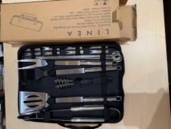 X18 PIECES LINEA BARBECUE SET IN BAG NEW
