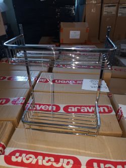 160× SHOWER CADDY RACKS CHROME