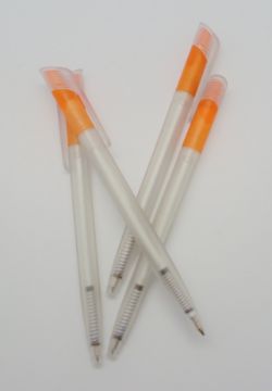 2500 X BALLPEN FROSTY ASSTD ORANGE (2500) *NBC*