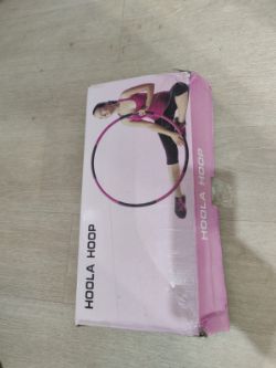 HOOPALOOP 8 PIECES HULA HOOP Ø73-98 CM FOAM CORE TRAINER FITNESS TRAINING RRP £39.99
