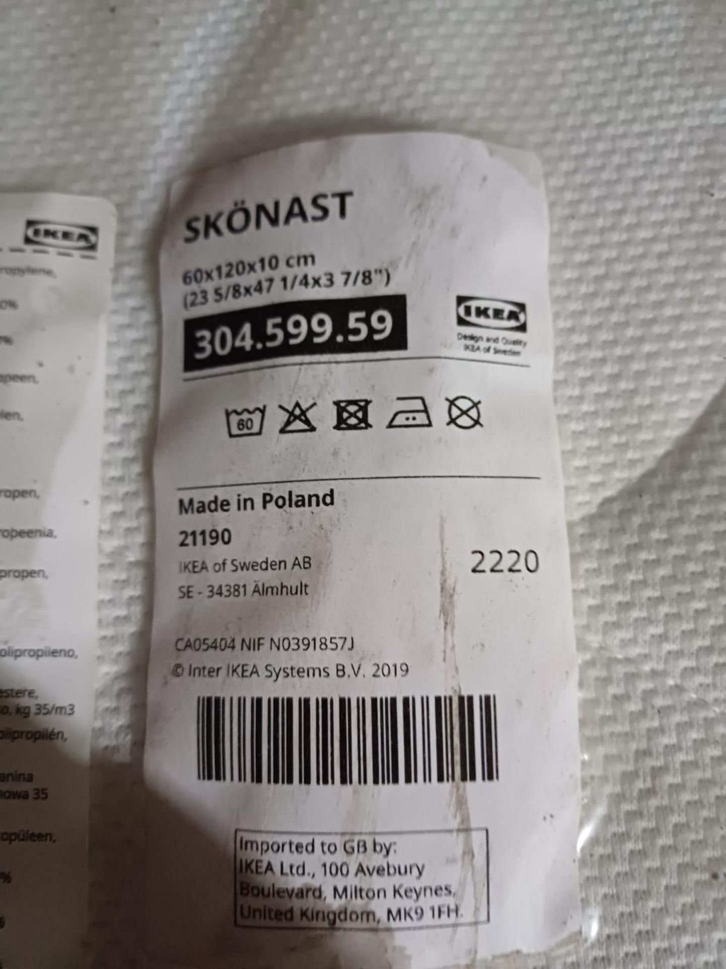 350X BRAND NEW IKEA COT BED MATTRESSES - Image 4 of 6
