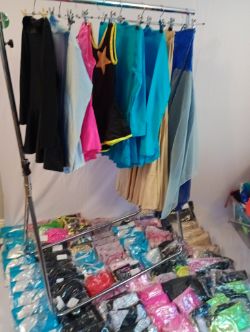 106 X DRESSES APPROX RRP £3,770 GYMNASTICS FESTIVAL CLUB DANCE WEAR