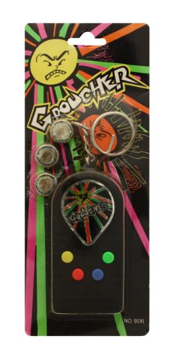 864 X GROUCHER KEYCHAIN - DEAD BATTERIES (288) *NBC*
