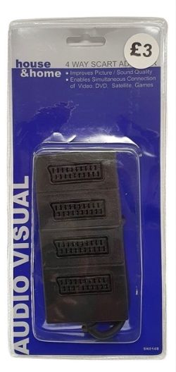 200 X 4 WAY SCART ADAPTOR (10)