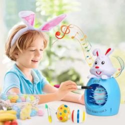 X4 EASTER EGGS DECORATING KIT FOR KIDS, DIY PAINTING EASTER EGG HUNT SPINNER CRAFTS