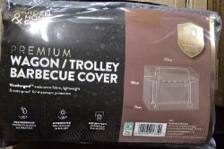 JOB LOT OF 60 PREMIUM WAGON TROLLEY BARBECUE COVER GREY FURNITURE COVER MASSIVE RE SALE POTENTIAL