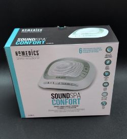 HOMEDICS NOISE SOUND MACHINE PORTABLE SLEEP THERAPY FOR HOME,