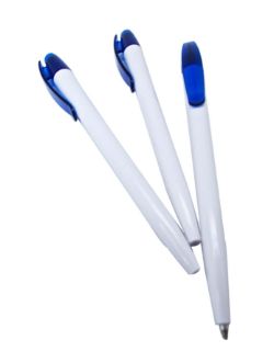 1473 X BALLPEN WHITE & DARK BLUE (1547)