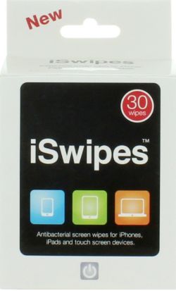 480 X 30PC ISWIPES- ANTIBACTERIAL SCREEN WIPES (24)