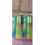 144 X NEW BUBBLE WANDS/SWORDS WITH BUBBLE MIXTURE