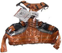 10X SIZE MEDIUM DOG HARNESS ORANGE
