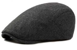 40 X BLACK WOOL BERET HAT SIZE 60 (20)
