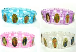 100 X ELASTIC BRACELET SAINTS 12PK ASST(12/50) *NBC*