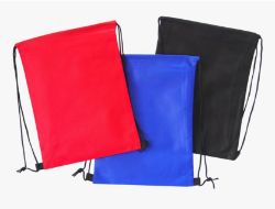 300 X NON WOVEN SPORTS DRAWSTRING BAG-BLUE (30)