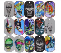 6000 X ASSORTED METAL DOG TAGS(2000)