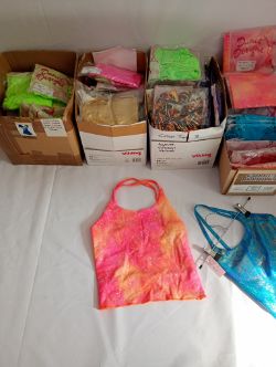 100 X CROP TOPS MIXED SIZE STYLE AND COLOURS APPROX RRP£1000