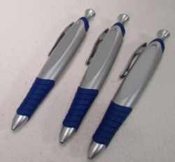 1000 X TORONTO PLASTIC PEN WITH BLUE GRIP (500)*NBC*