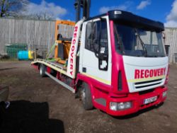 IVECO 7.5TON RECOVERY TRUCK STEEL BED WINCH RAMPS V5 PRESENT