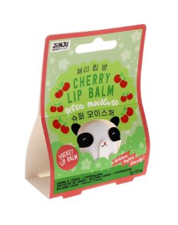 288 X JIINJU CHERRY LIP BALM PANDA 3GRM (12/144)