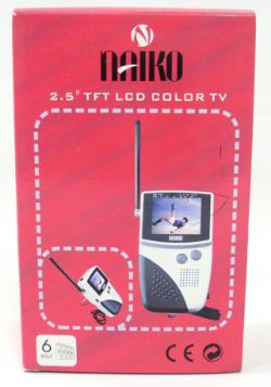 30 X 2.5' TFT LCD COLOUR TV -NAIKO (480)(15)