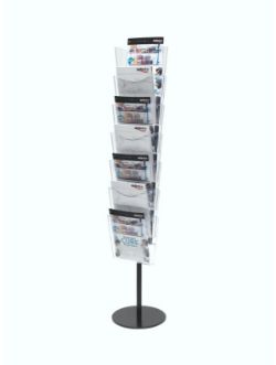 1 X POCKET WIRE LITERATURE FLOOR STAND (0/1) SET OF TWO