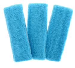 48 X TURQUOISE BLUE HEAD SWEATBAND (12/600)