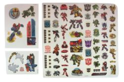 2000 X TRANSFORMERS PRESSERS STICKERS RUB DOWN (2000)
