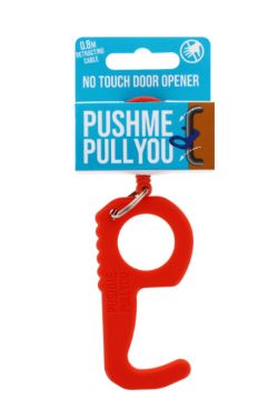48 X NO TOUCH PUSH/PULL DOOR OPENING DEVICE RED (12/240)