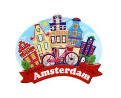 576 X FRIDGE MAGNET AMSTERDAM (12/288)
