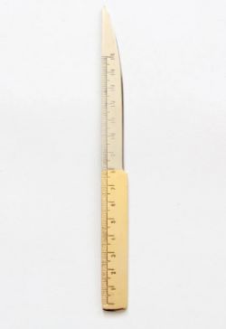 450 X LETTER OPENER WITH RULER (450) *NBC*
