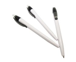 1500 X BALLPEN SPACER WHITE & BLACK (1500)