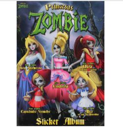 450 X ZOMBIE STICKER BOOK ONLY-PORT (150)