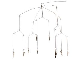 96 X 10 X CROC CLIP PHOTO/CARD HOLDER (METAL) (96)