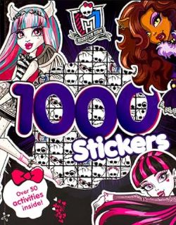 1440 X MONSTER HIGH & HELLO KITTY BOOK STICKERS- CLIP STRIP(288)