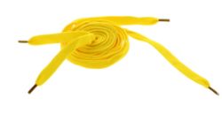 48 X YELLOW THICK SHOE LACES (12/288)